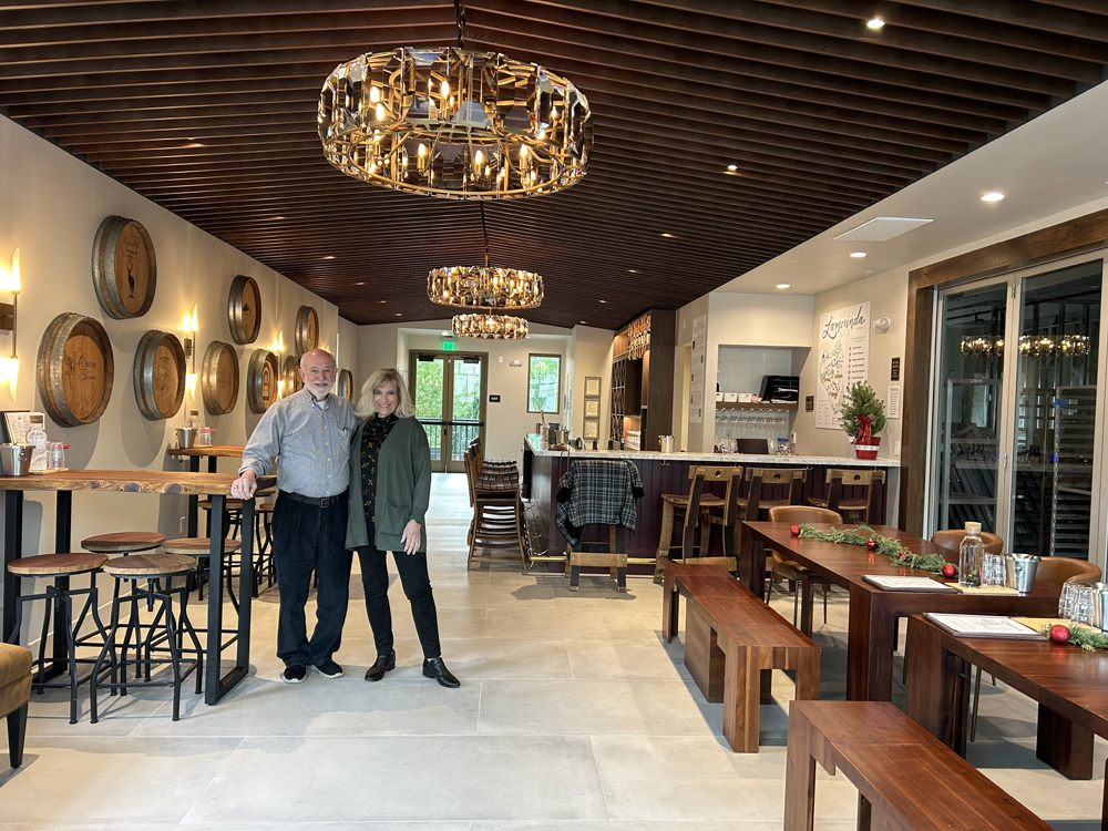 Esther and Larry Thal, owners of Local Vines. Local Vines is the spot to taste wine made from grapes from the Lamorinda Appellation